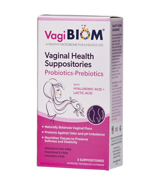 VagiBiom® Supositorio Vaginal Natural